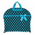 luggage garment bag LG dots Brown Blue